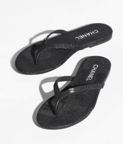 chanel thongs flip flops